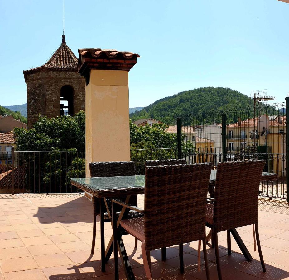 Casa Lola - Terraza Panoramica En El Centro Del Pueblo Lägenhet Sant Joan de les Abadesses Exteriör bild